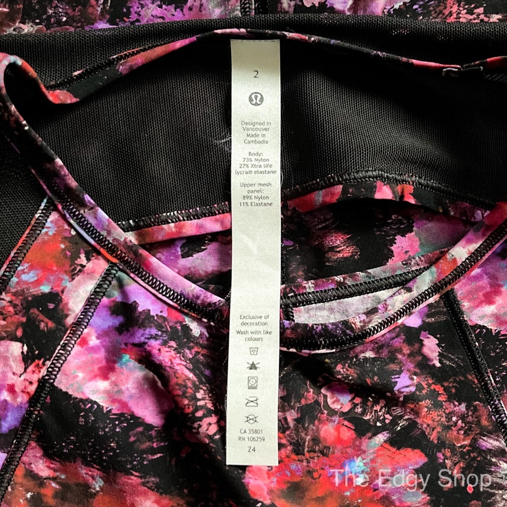 lululemon athletica | Sculpt Tank Fluoro Floral Multi Black - Picture 5 of 6